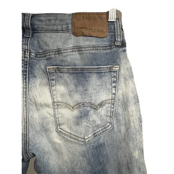 American Eagle Next Level Flex Skinny Sandblasted Jeans Stretch Relaxed 32x34 - Picture 6 of 10
